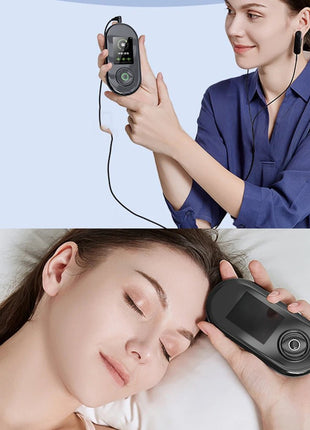 9-Gears Sleep Aid Insomnia Electrotherapy Device Anxiety And Anxiety Pain Sleep Migraine Depression Relieve Head Instrument - Nordic Well-being
