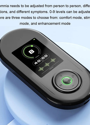 9-Gears Sleep Aid Insomnia Electrotherapy Device Anxiety And Anxiety Pain Sleep Migraine Depression Relieve Head Instrument - Nordic Well-being