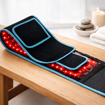 Infrarött ljusterapi bälte för avslappning och smärtlindring