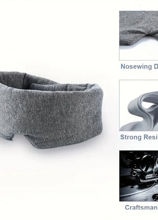 Nordic NightShade™ – Handgjort Sovmask i 100% bomull för djupare och bättre sömn - Nordic Well - being