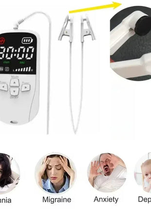 Professional Grade Vagus Nerve Stimulator - Achieve Deep Calm, Relaxation & Drug-Free Pain Relief with This Sleep Aid - Nordic Well-being