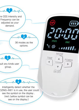 Professional Grade Vagus Nerve Stimulator - Achieve Deep Calm, Relaxation & Drug-Free Pain Relief with This Sleep Aid - Nordic Well-being