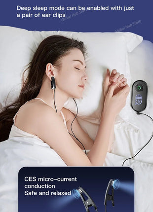 Sleep Aid Insomnia Electrotherapy Device Anxiety And Anxiety Pain Sleep Migraine Depression Relieve Head Instrument - Nordic Well-being