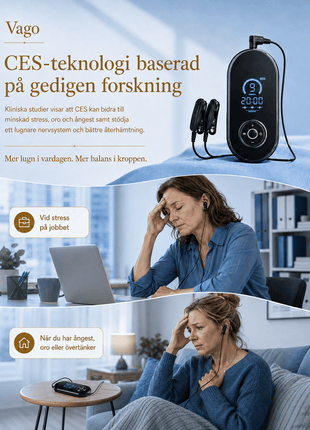 Vago™ – CES-teknologi för djup avslappning och ett lugnare nervsystem - Nordic Well-being