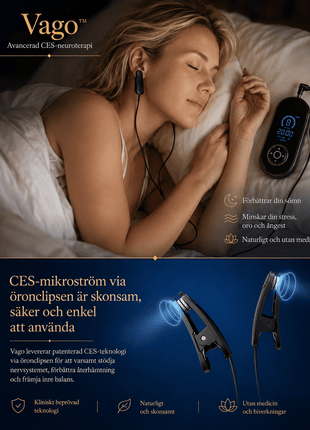 Vago™ – CES-teknologi för djup avslappning och ett lugnare nervsystem - Nordic Well-being