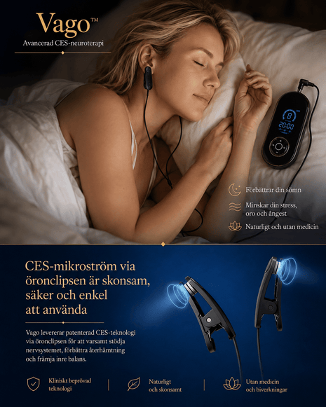 Vago™ – CES-teknologi för djup avslappning och ett lugnare nervsystem - Nordic Well-being
