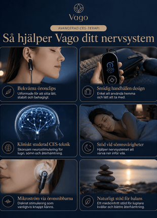 Vago™ – CES-teknologi för djup avslappning och ett lugnare nervsystem - Nordic Well-being