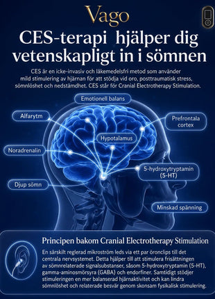 Vago™ med guidade ljudprogram för avslappning och sömn