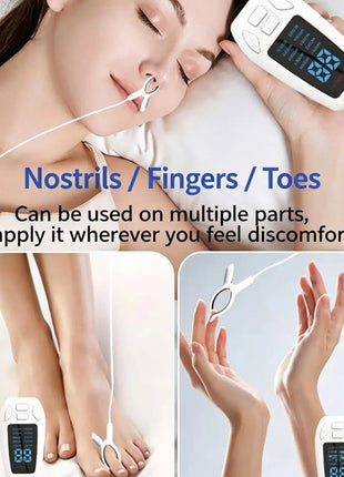 Vagus Nerve Stimulation for Sleep and Anxiety, CES Therapy Ear Clip Device with Pulse Electronic Acupuncture Technology - Nordic Well-being