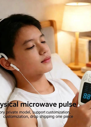 Vagus Nerve Stimulation for Sleep and Anxiety, CES Therapy Ear Clip Device with Pulse Electronic Acupuncture Technology - Nordic Well-being