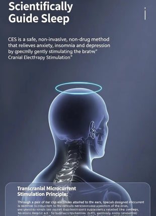 Vagus Nerve Stimulation for Sleep and Anxiety, CES Therapy Ear Clip Device with Pulse Electronic Acupuncture Technology - Nordic Well-being